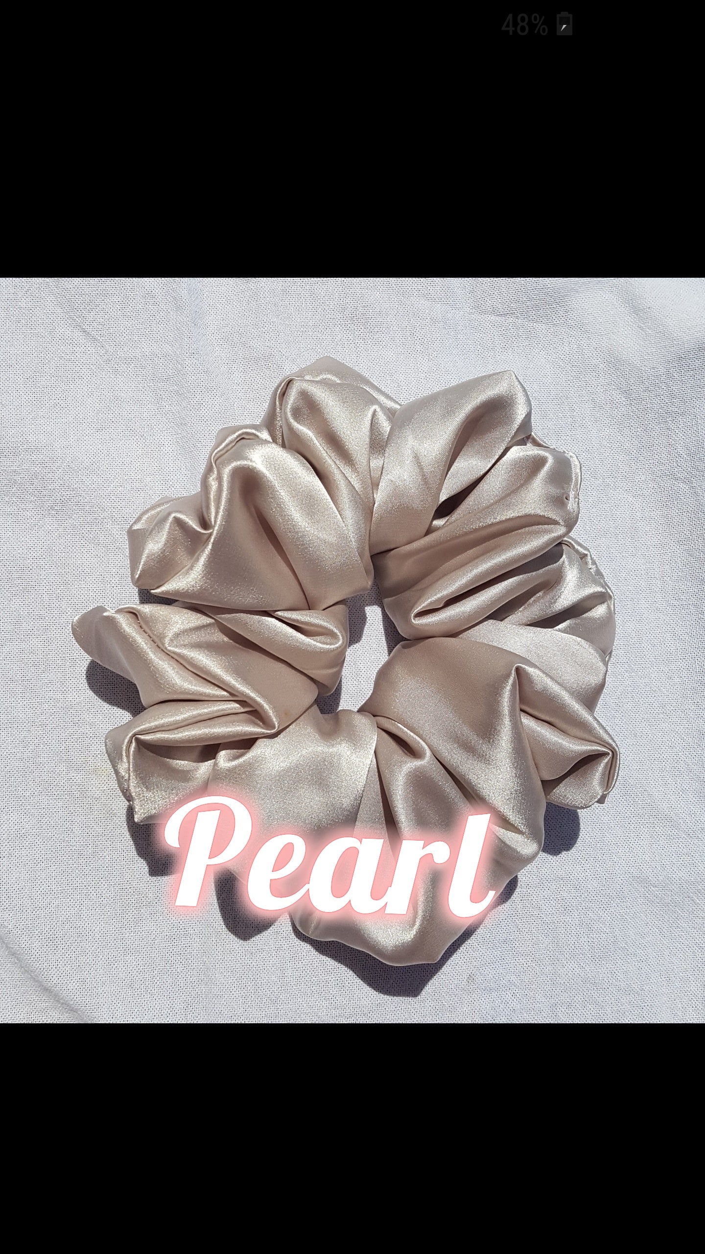 I LOVE ME - DELUXE SATIN SCRUNCHIE